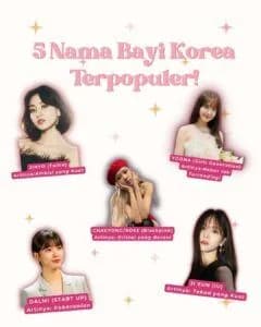 nama bayi perempuan Korea
