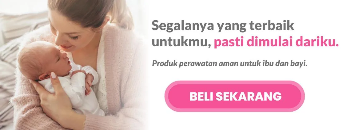 Banner perawatan ibu dan bayi Mama’s Choice